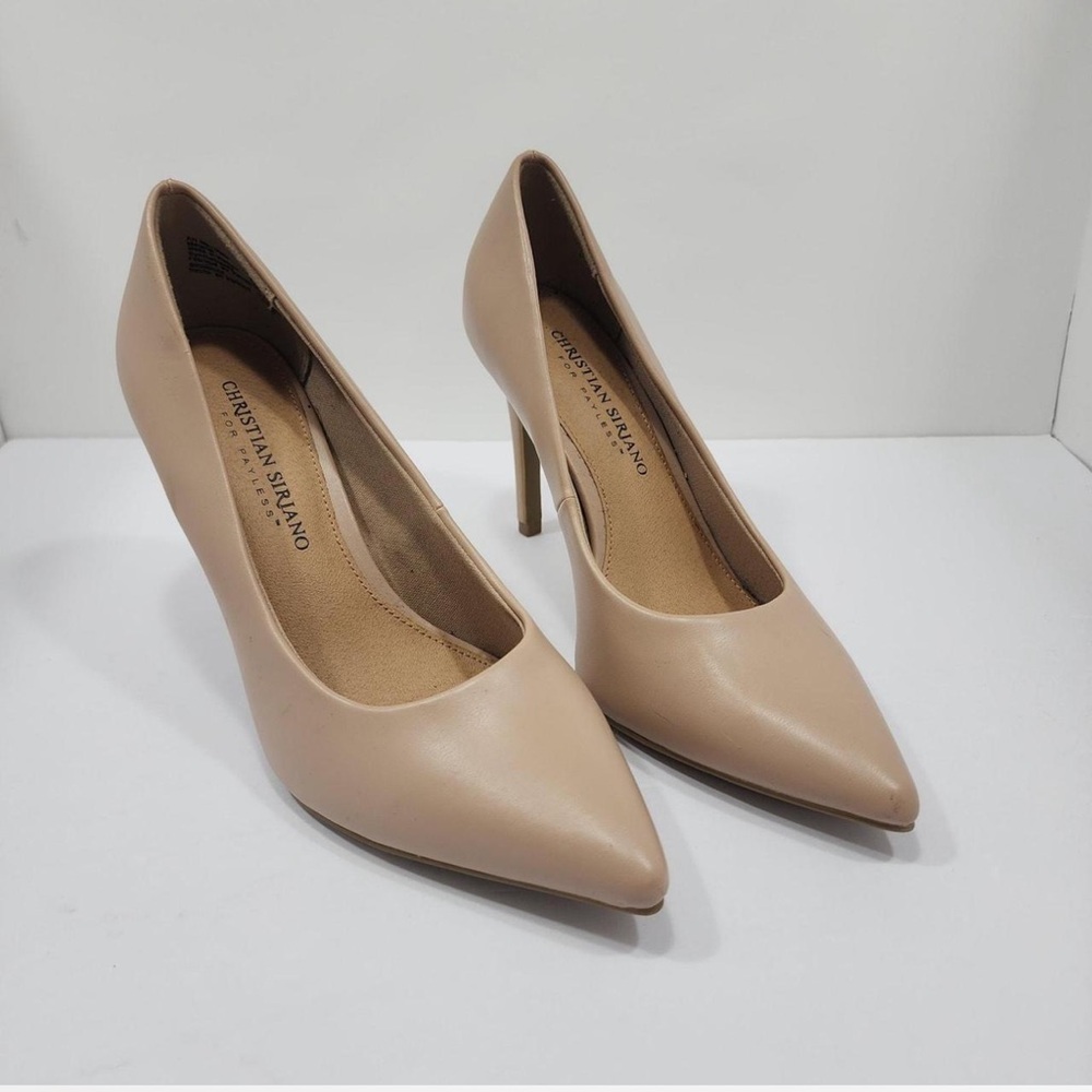 Christian Siriano Beige Heels 6.5